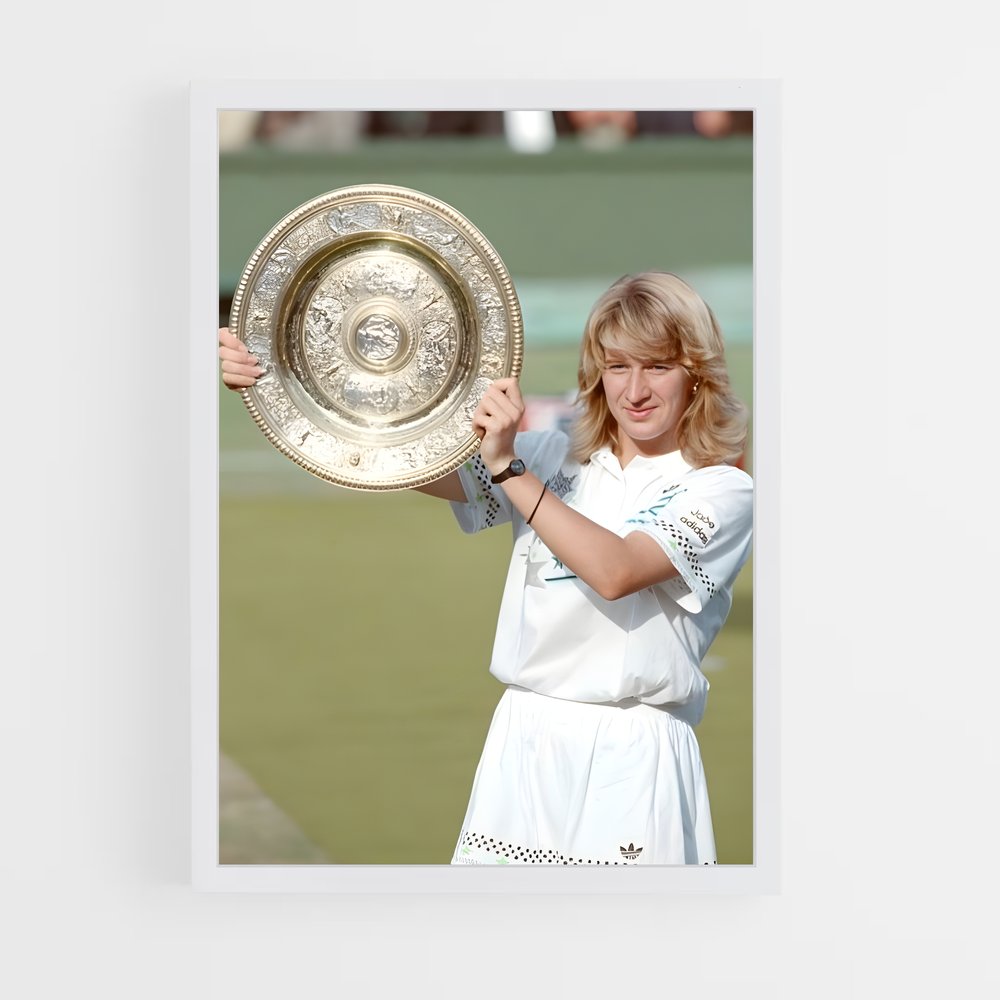 Poster La Victoire de Steffi – affiche Tennis (vue 3)